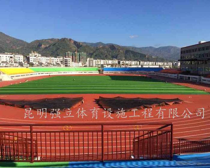 南澗縣體育場看臺聚脲地坪建設項目