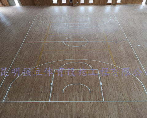 云南中醫藥大學呈貢校區體育館木地板工程